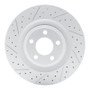 R1 20-26 Ford Explorer Front Left Drilled & Slotted Geo-Carbon Rotor