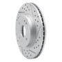 R1 11-15 Mazda 2 (USA/Canada) Front Right Drilled & Slotted Geo-Carbon Rotor