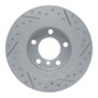 R1 13-16 Mini Cooper Paceman Rear Left Drilled & Slotted Geo-Carbon Rotor