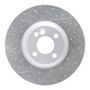 R1 02-06 Mini Cooper (Excl Clubman Front Left Drilled & Slotted Geo-Carbon Rotor