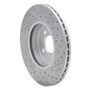 R1 02-06 Mini Cooper (Excl Clubman Front Left Drilled & Slotted Geo-Carbon Rotor