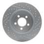 R1 14-24 Mini Cooper (Excl Clubman Rear Left Drilled & Slotted Geo-Carbon Rotor