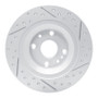 R1 01-05 Mazda Miata Rear Left Drilled & Slotted Geo-Carbon Rotor
