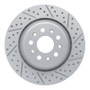 R1 17-24 Maserati Ghibli Rear Right Drilled & Slotted Geo-Carbon Rotor