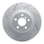R1 19-24 BMW X2 Rear Left Drilled & Slotted Geo-Carbon Rotor