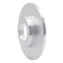 R1 75-83 Toyota Pickup Front Right Drilled & Slotted Silver Brake Rotor