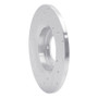 R1 75-83 Toyota Pickup Front Right Drilled & Slotted Silver Brake Rotor