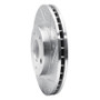R1 02-07 Nissan X-Trail (Mexico) Front Right Drilled & Slotted Silver Brake Rotor