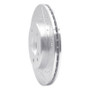 R1 94-97 Mercedes-Benz C230 Front Right Drilled & Slotted Silver Brake Rotor