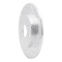 R1 08-18 Pontiac Vibe Rear Right Drilled & Slotted Silver Brake Rotor