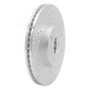 R1 16-25 Mazda 2 (Mexico) Front Right Drilled & Slotted Silver Brake Rotor