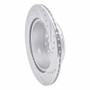 R1 93-98 Toyota Supra Rear Left Drilled & Slotted Silver Brake Rotor