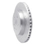 R1 15-22 Lexus RC F Left Rear Drilled & Slotted Silver Brake Rotor