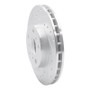 R1 88-93 Toyota Celica Front Left Drilled & Slotted Silver Brake Rotor