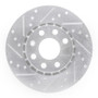 R1 06-10 Fiat Punto (Mexico) Front Left Drilled & Slotted Silver Brake Rotor