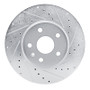 R1 19-25 Buick Envision Front Right Drilled & Slotted Silver Brake Rotor