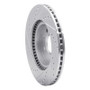R1 12-23 Hyundai ACCENT Front Right Drilled & Slotted Silver Brake Rotor