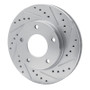R1 69-78 Cadillac Eldorado Front Right Rear Right Drilled & Slotted Silver Brake Rotor