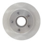 R1 94-95 Ford BRONCO Front Left Drilled & Slotted Silver Brake Rotor