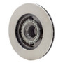 R1 94-95 Ford BRONCO Front Left Drilled & Slotted Silver Brake Rotor