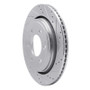 R1 15-17 Ford F-150 RWD Rear Right Drilled & Slotted Silver Brake Rotor