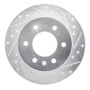 R1 06-18 Dodge Sprinter 3500 Rear Right Drilled & Slotted Silver Brake Rotor