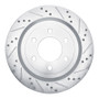 R1 18-21 Ford F-150 4WD Rear Right Drilled & Slotted Silver Brake Rotor