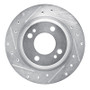 R1 16-25 Dodge Attitude (Mexico) Front Left Drilled & Slotted Silver Brake Rotor