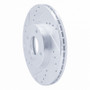 R1 14-23 Ford Fiesta (USA/Canada) Front Left Drilled & Slotted Silver Brake Rotor