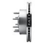 R1 05-07 Ford F-250 2WD (Super Duty) Front Left Drilled & Slotted Silver Brake Rotor
