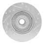 R1 95-97 Ford Ranger (USA/Canada) Front Left Drilled & Slotted Silver Brake Rotor