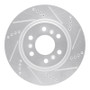 R1 06-09 Buick TERRAZA Front Right Drilled & Slotted Silver Brake Rotor