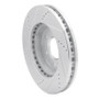 R1 06-09 Buick TERRAZA Front Right Drilled & Slotted Silver Brake Rotor