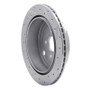 R1 10-25 Scion FR-S Rear Left Drilled & Slotted Silver Brake Rotor
