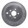 R1 10-25 Scion FR-S Rear Right Drilled & Slotted Silver Brake Rotor
