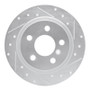 R1 14-25 BMW 220i (Mexico) Rear Right Drilled & Slotted Silver Brake Rotor