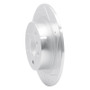 R1 14-25 BMW 220i (Mexico) Rear Right Drilled & Slotted Silver Brake Rotor