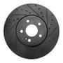 R1 19-26 Mercedes-Benz A220 Front Right Drilled & Slotted Black Brake Rotor