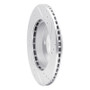 R1 91-02 Saturn SC Front Left Drilled & Slotted Silver Brake Rotor