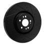 R1 20-26 Mercedes-Benz GLE450e Front Right Drilled & Slotted Black Brake Rotor