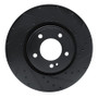 R1 19-25 Mercedes-Benz G550 Front Right Drilled & Slotted Black Brake Rotor