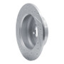 R1 96-04 Volvo C70 Rear Right Drilled & Slotted Silver Brake Rotor
