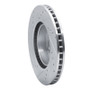 R1 91-95 Volvo 740 Front Right Drilled & Slotted Silver Brake Rotor