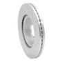 R1 11-19 Nissan SENTRA Front Left Drilled & Slotted Silver Brake Rotor