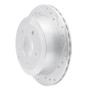 R1 05-06 Pontiac GTO Rear Right Drilled & Slotted Silver Brake Rotor