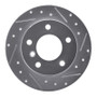 R1 96-02 BMW Z3 Rear Right Drilled & Slotted Silver Brake Rotor