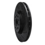 R1 17-25 Acura Integra Front Right Drilled & Slotted Black Brake Rotor