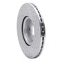 R1 16-17 Volvo XC60 Front Left Drilled & Slotted Silver Brake Rotor