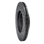 R1 06-12 Dodge Attitude (Mexico) Front Left Drilled & Slotted Black Brake Rotor