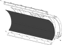 Poly Blade Replacement 72" Blade Face